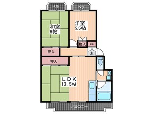 第2仁井田マンションの物件間取画像